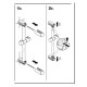 Supporto per asta doccia Grohe
