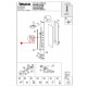 Supporto doccia cromo P546